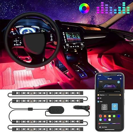 kit x5 luces led interior vehiculo